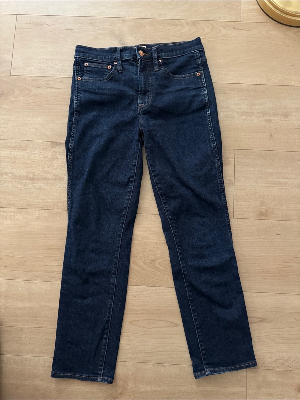 J. Crew Dark Indigo Straight-Leg Women's Jeans
